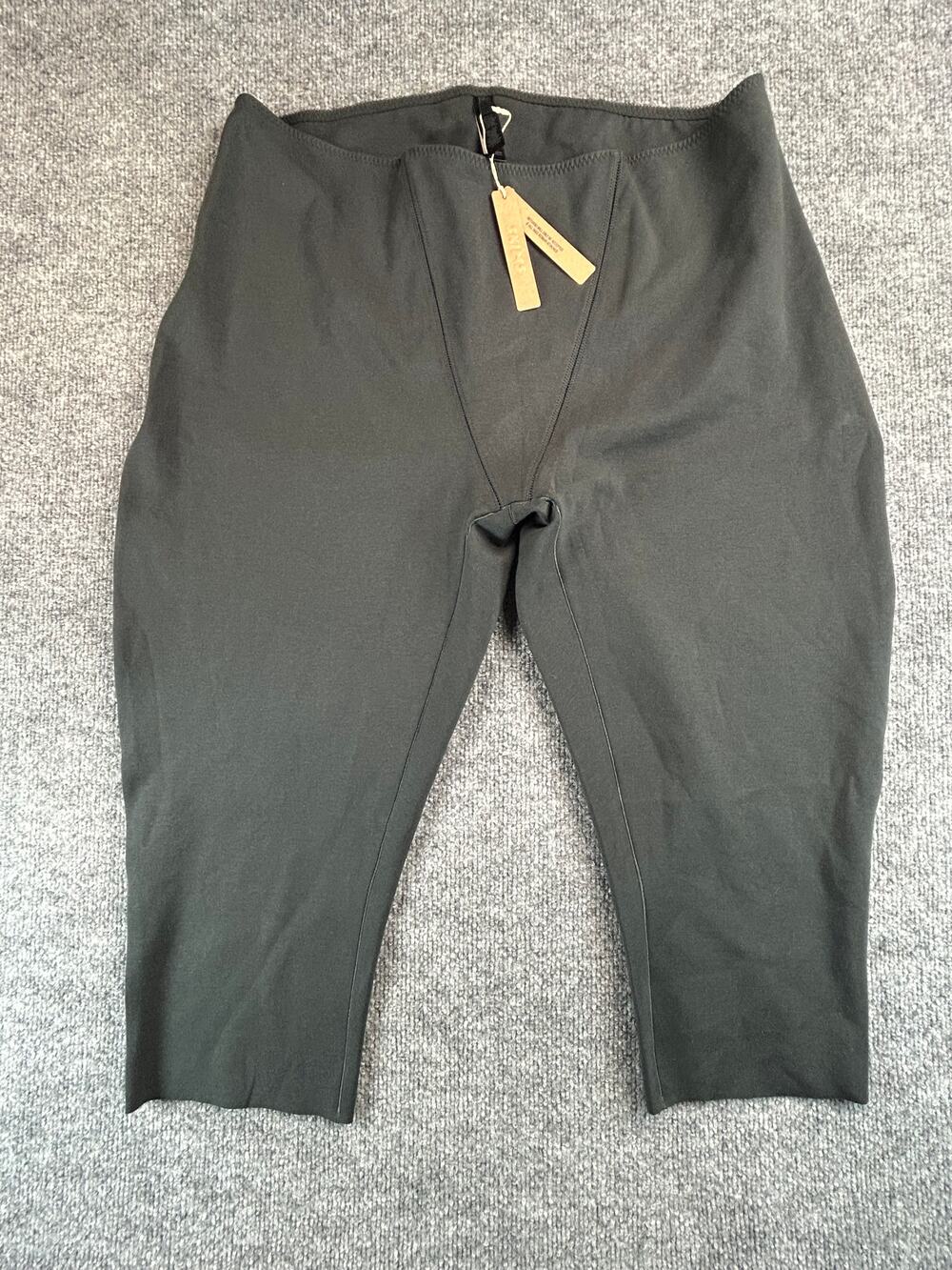 NWT SKIMS Shapewear Cropped Legging 4X Soot Black High Waist Sculpting Shorts